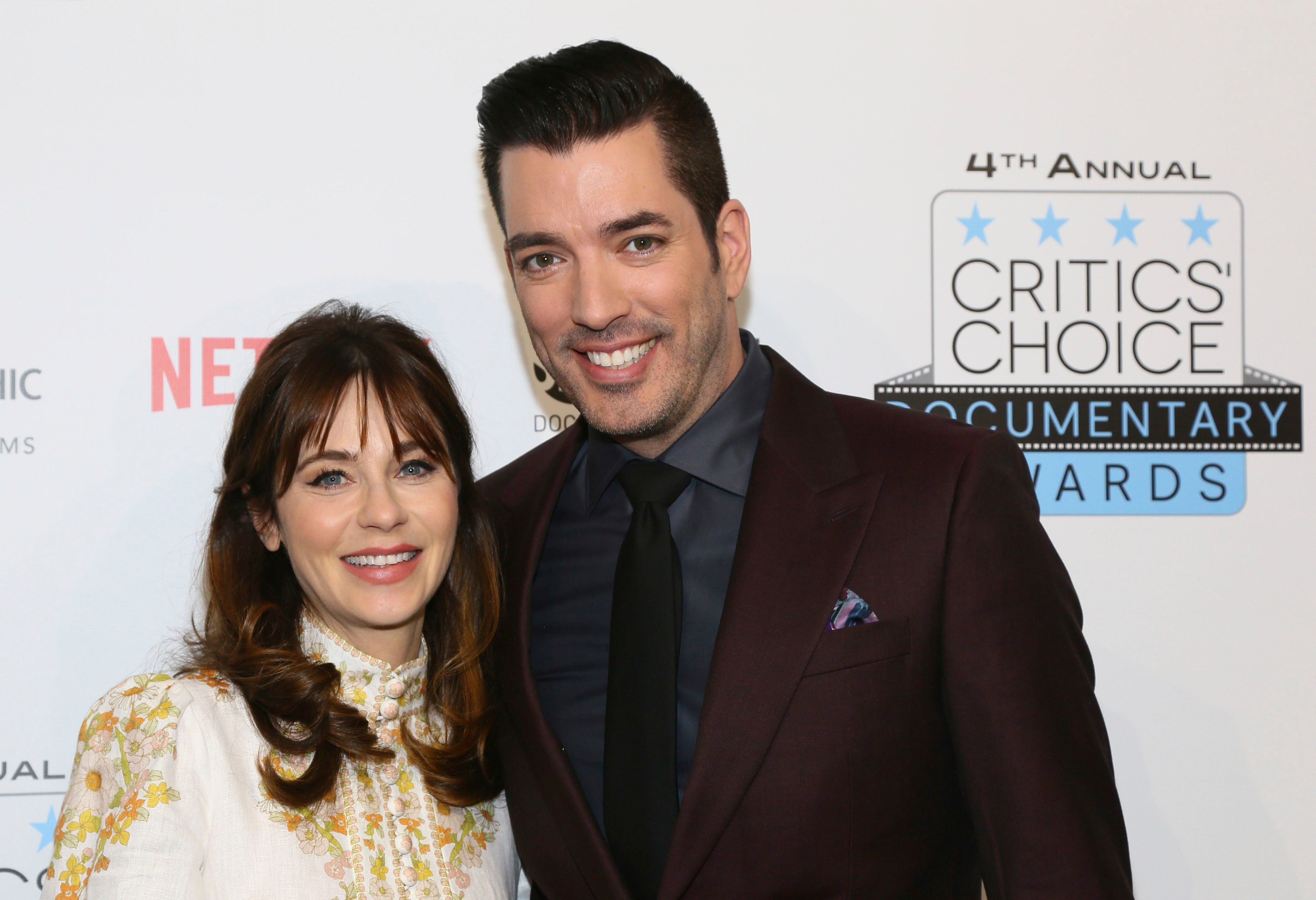 Zooey Deschanel, boyfriend Jonathan Scott