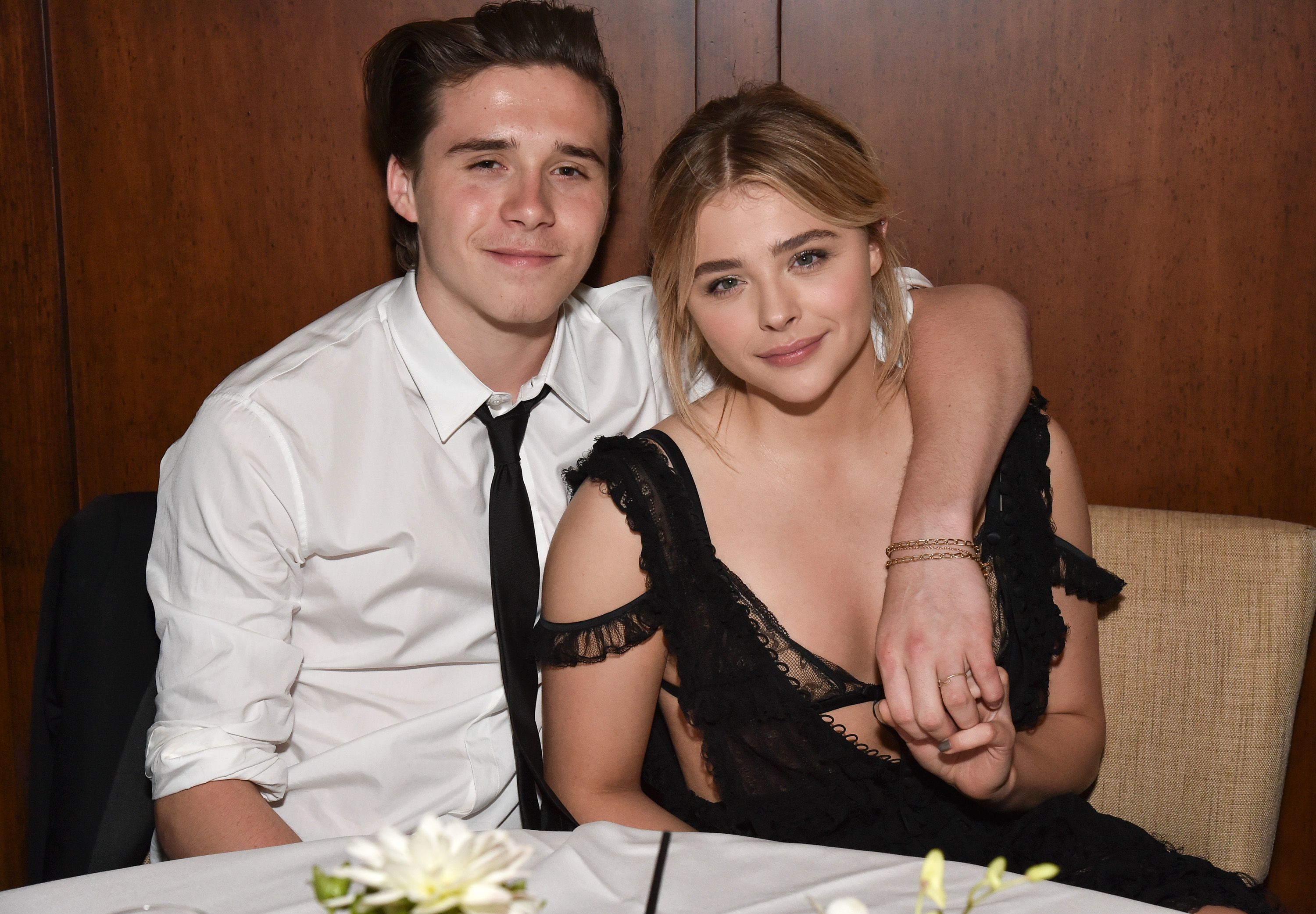 Chloë Grace Moretz enjoys her birthday while holding hands with Brooklyn  Beckham Featuring: Chloë Grace Moretz