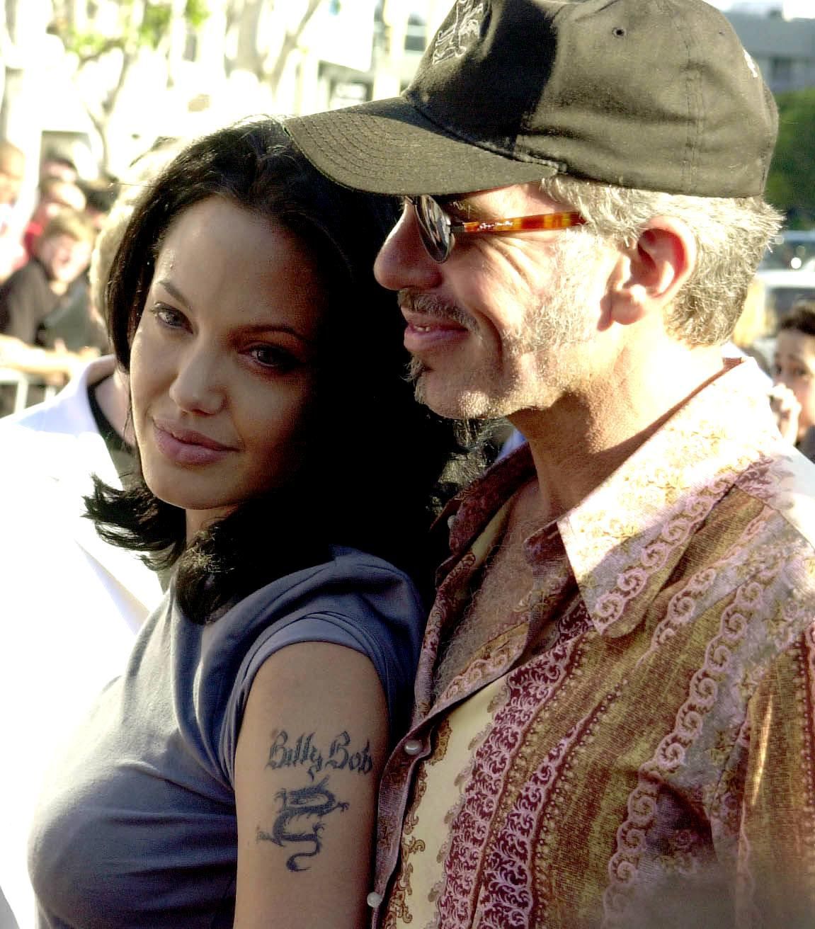 Angelina Jolie Billy Bob Thornton arm tattoo Photo