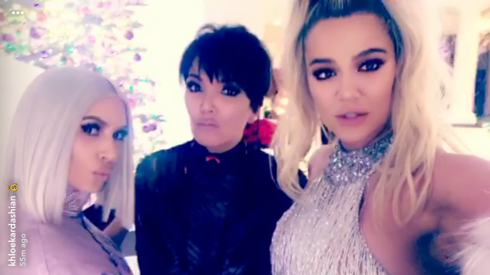 Kim Kardashian Kris Jenner's Christmas Party December 24, 2017