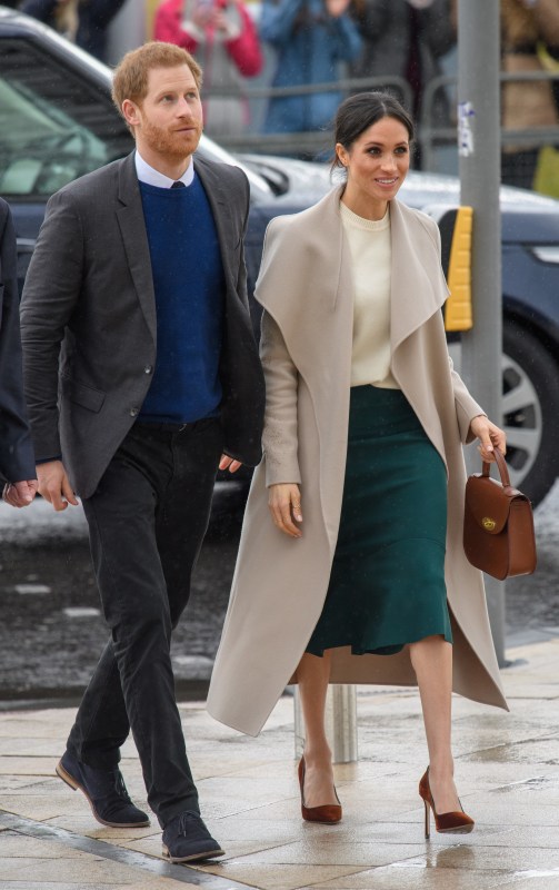 Meghan Markle's bag in Belfast carries a message about her future