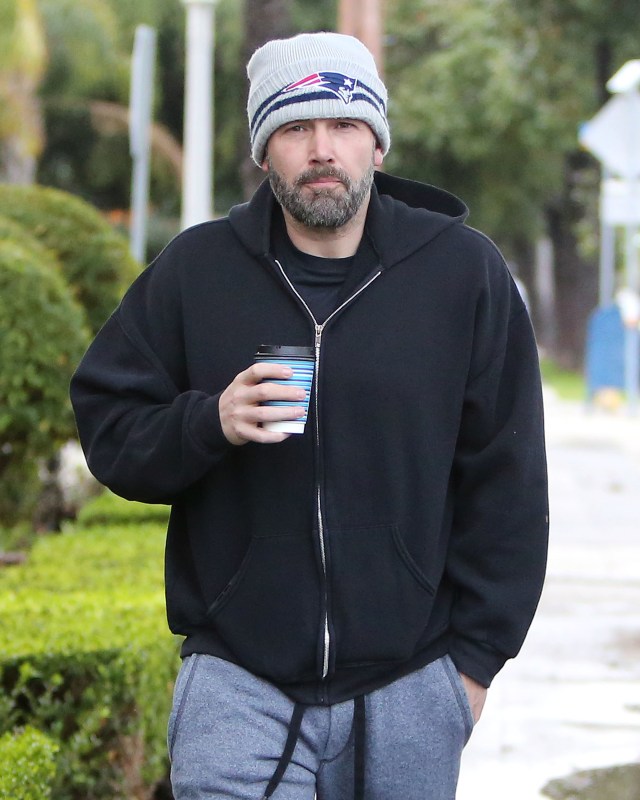 Ben Affleck dons New England Patriots beanie as he is 'back in