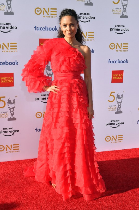 Lupita Nyong'o, Michael B. Jordan, Issa Rae walk NAACP Image Awards red  carpet