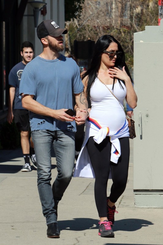 Nikki Bella and Brie Bella Grab Coffee in Coordinating Boho Outfits