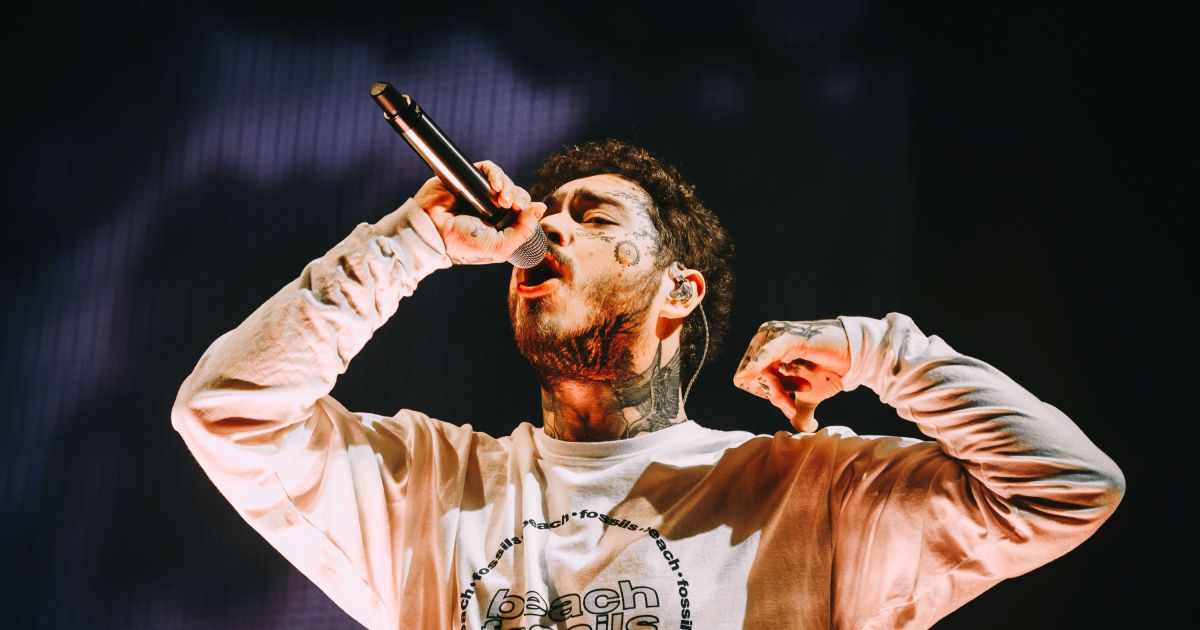 Post Malone feels online heat after continuing with concert