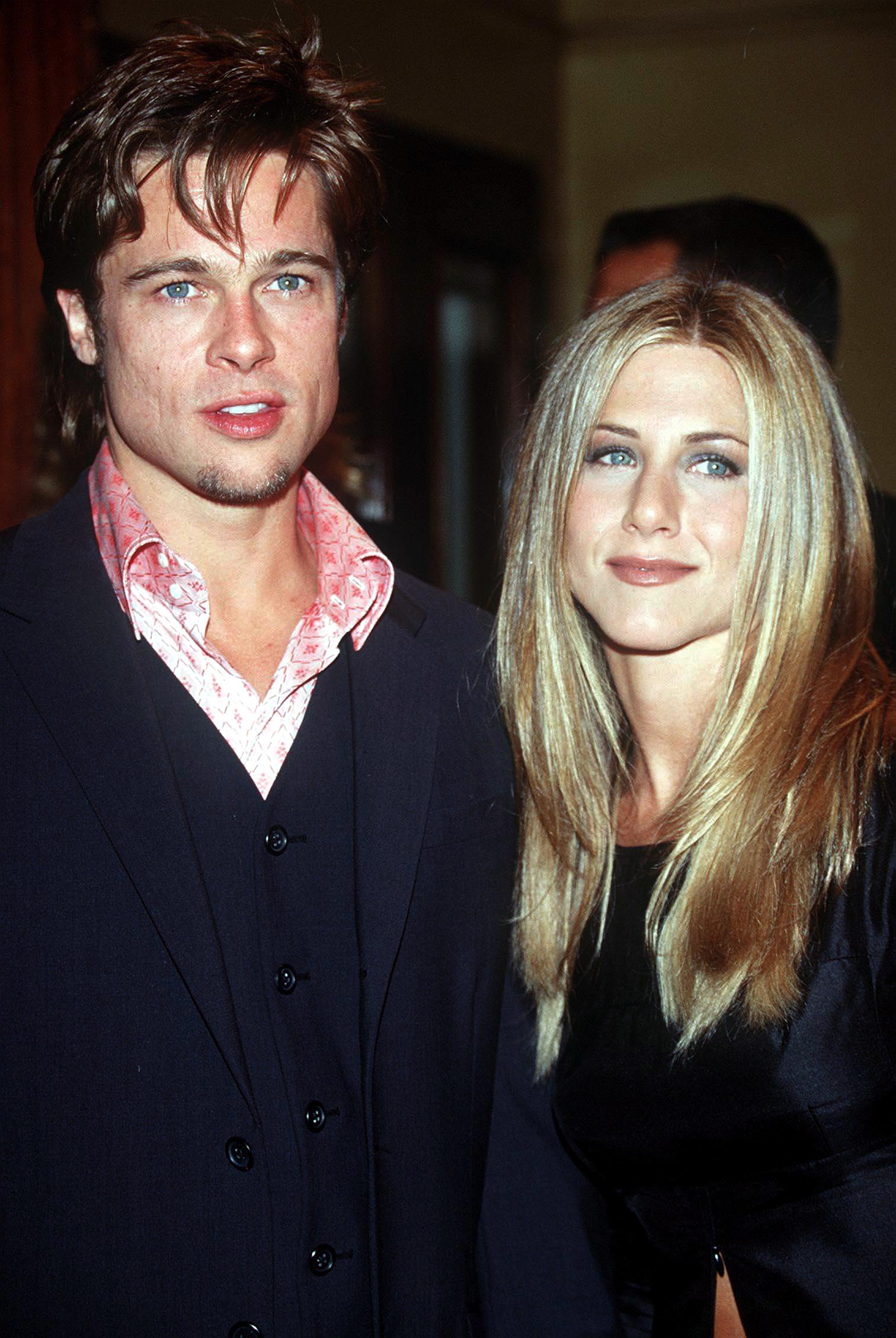 Our favorite photos of Brad Pitt and Jennifer Aniston to mark what