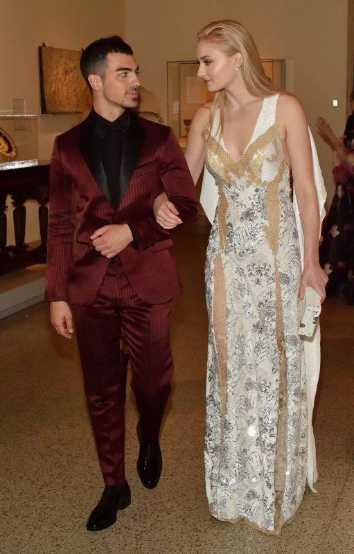 Newlyweds Joe Jonas & Sophie Turner Attend 2019 Met Gala