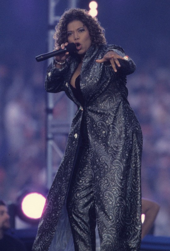 15 best-ever NFL Super Bowl half-time concert outfits: from Rihanna's  Loewe-dressed baby bump and Beyoncé's 'Michael Jackson jacket' to Madonna's  Givenchy crown and Shakira and J.Lo's Versace looks