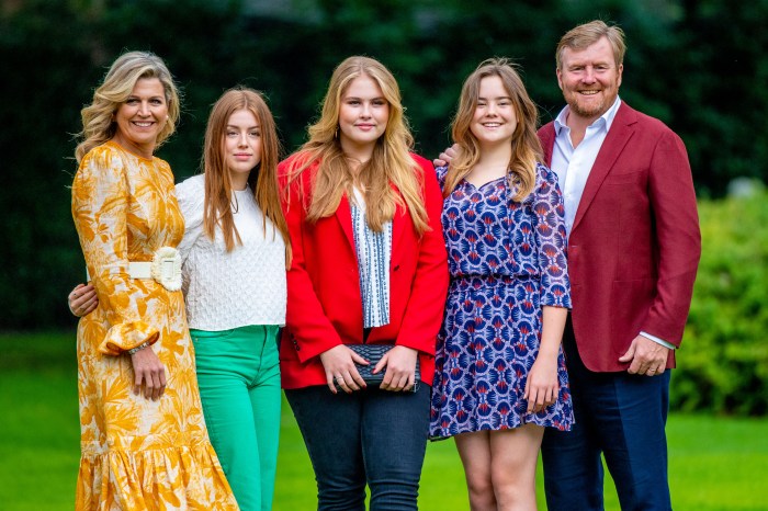 King Willem-Alexander, Queen Maxima, Princess Alexia, Princess Amalia, Princess Ariane