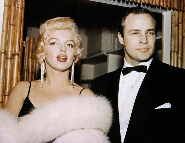 See Marilyn Monroe on a date with Marlon Brando, plus more of the