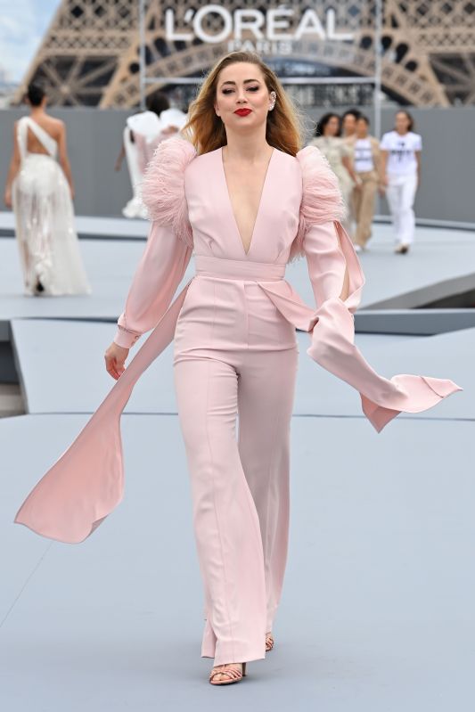 Alicia Vikander attends the Louis Vuitton Spring-Summer 2021 Show during  Paris Fashion Week in Paris