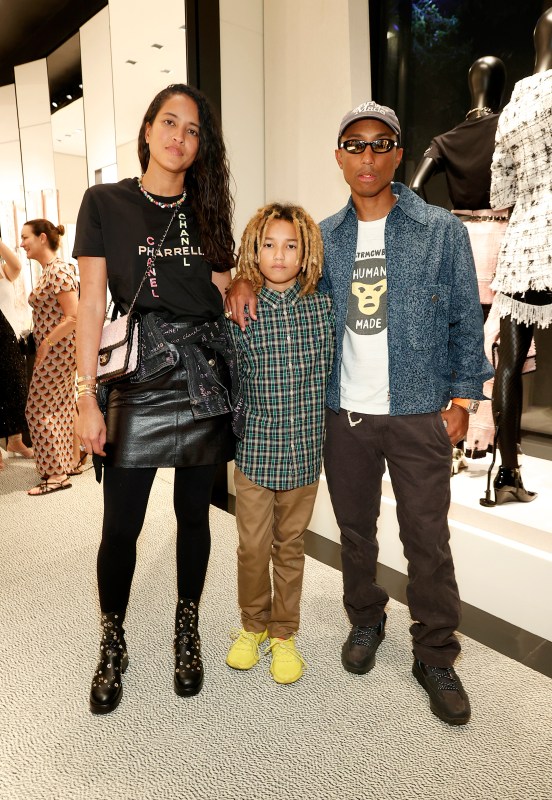Photo: Pharrell Williams and Helen Lasichanh Attend the 65th