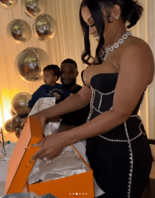 Keyshia Ka'oir Matched With Gucci Mane on Her Birthday in a Dress