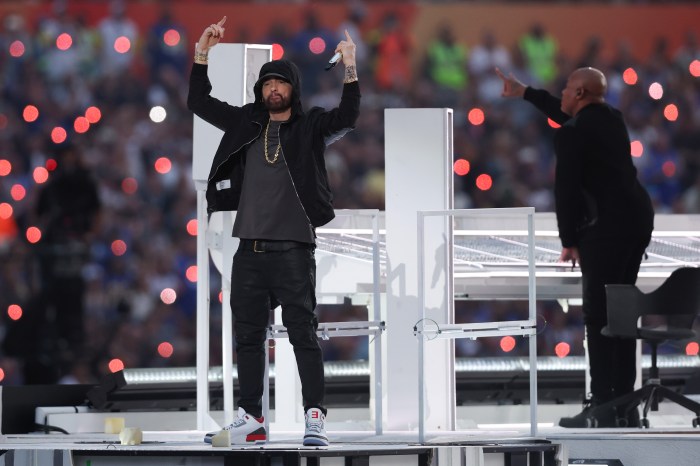 50 Cent Makes Surprise Appearance During Super Bowl 2022 Halftime Show:  Photo 4704850, 2022 Super Bowl, 50 Cent, Super Bowl Photos