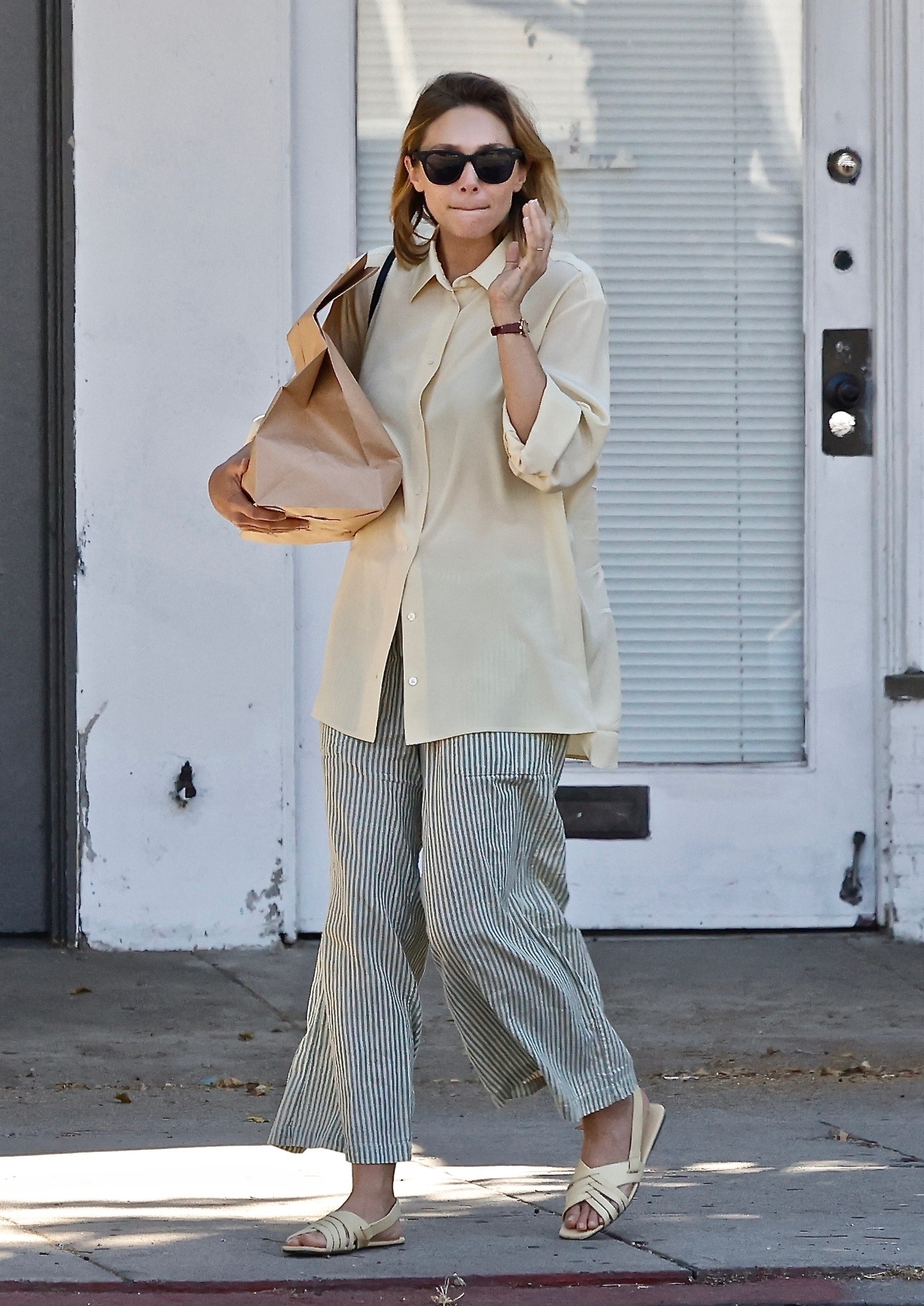 Kaia Gerber Embraces the New Season with Louis Vuitton Twist Bags