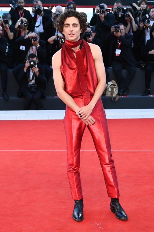 Timothée Chalamet Adds Sparkle In Sequined Louis Vuitton Hoddie On Red  Carpet