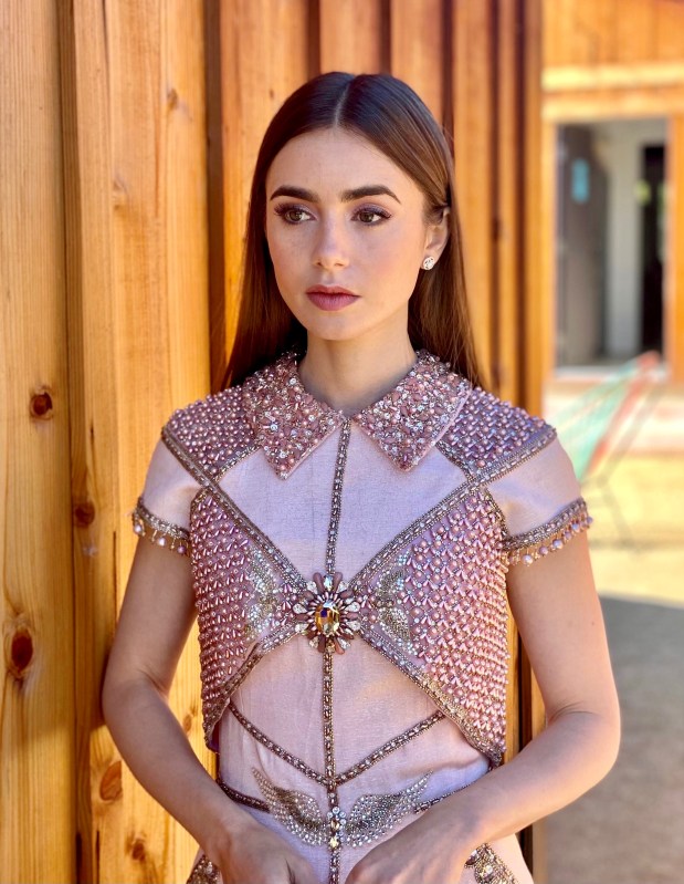 15 of Lily Collins' most daring looks ever: the Emily in Paris star rocks  dresses by Ralph Lauren, Saint Laurent, Valentino and Elie Saab at fashion  weeks and glam red carpets across