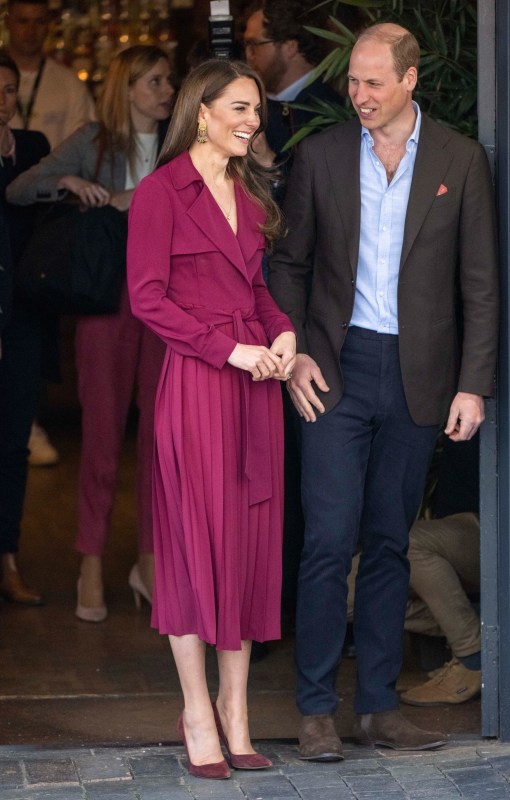 Kate Middleton's Bright Purple Pantsuit May Just Be Her Best Royal