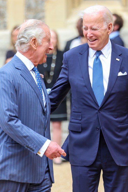 King Charles III welcomes President Biden to Windsor Castle: See the ...