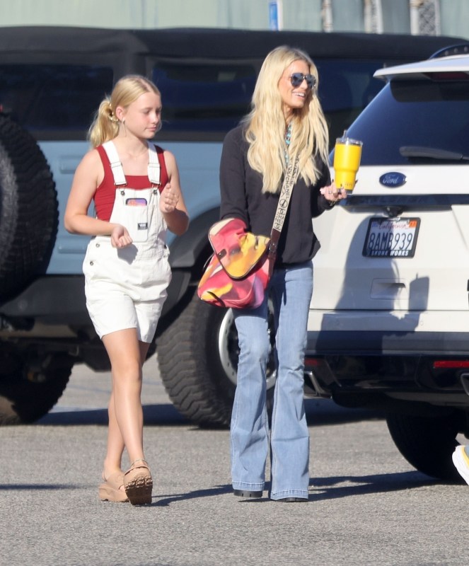 Jessica Simpson Shopping at Theodore Beverly Hills November 13