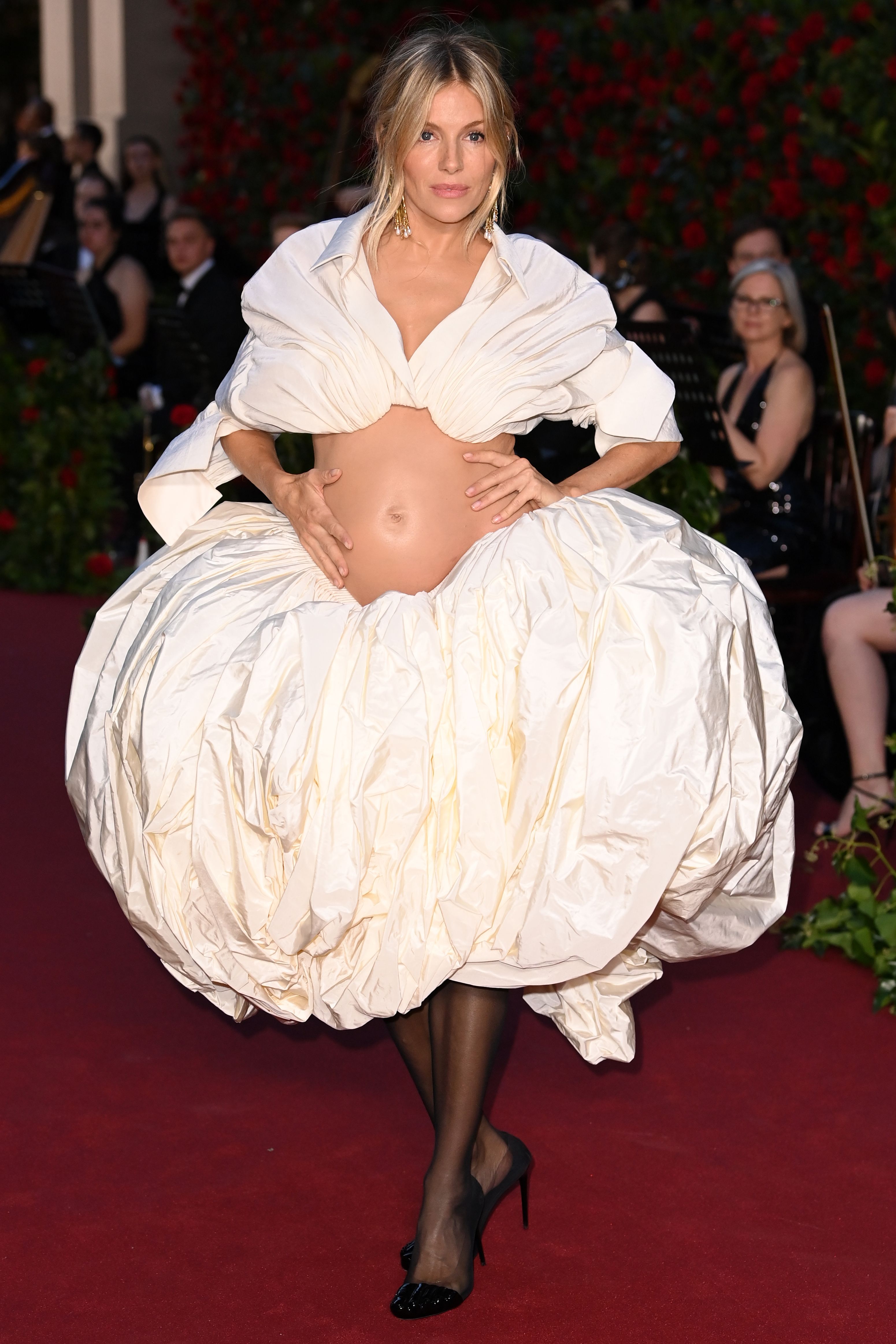 Jwl-sexy Shoulderless Maternity Dresses Photoshoot Ruffles