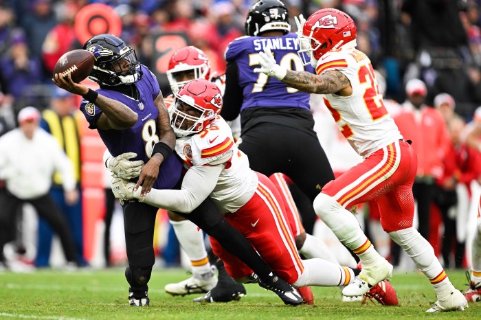 The best pictures of Lamar Jackson from the Ravens vs. Chiefs AFC ...