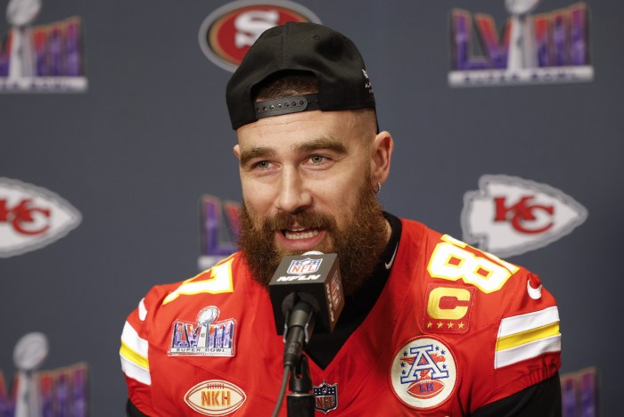 The best pictures of Travis Kelce the week before the Chiefs beat the ...